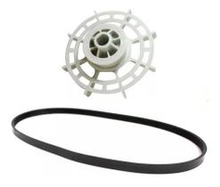 Polia do Motor e Correia para Lavadora Tanquinho Mueller Super Pop