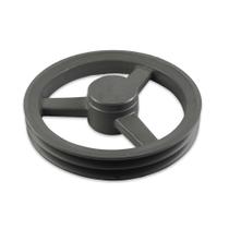 Polia Ferro Fundido pra Correia em V 220mm 2 Canais Perfil B