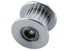 Polia gt2 20 com dentes 6,0 mm com rolamento eixo 5,0 mm Polia gt2 20 com dentes 6,0 mm com rolamento eixo 5,0 mm