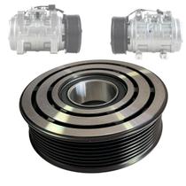 Polia Para Compressor Denso 6P148 10P15 8PK 123MM Com Rolamento