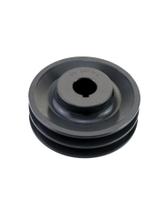 Polia QWORK 2AK491 Double Groove 4,75 cm OD em ferro fundido