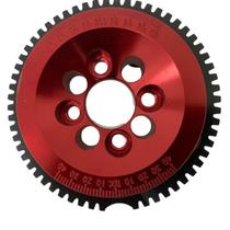 Polia Roda Fônica Vw Ap 8v Alumínio Billet Vermelho