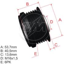 Polia roda livre para alternador Chevrolet Cruze 2011 a 2020