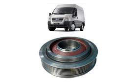Polia Virabrequim Ford Transit 2006 A 2014 - 2.4 Tdci 16V - Antivibratória - Peça Paralela - Codigo Sku: BK3Q6B319CBX Polia Virabrequim Ford Transit 2006 A 2014 - 2.4 Tdci 16V - Antivibratória - Peça Paralela - Codigo Sku: BK3Q6B319CBX