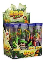 Polibrinq coleção zoo dino 1 unidade sortida com 10 dinossauros