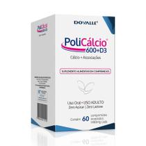 Policalcio 600 + d3 com 60 comprimidos - dovalle