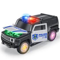 Police Car Toy Ynanimery com LEDs, luzes e sons de sirene para crianças a partir de 3 anos