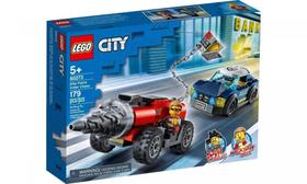 Polícia de Elite: Perseguição de Carro Perfurador Lego City