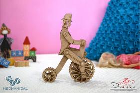 Policial ciclista - quebra cabeças puzzle 3d - darama Policial ciclista - quebra cabeças puzzle 3d - darama