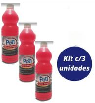 Polidor de Aluminio concentrado kit com 3 unidades