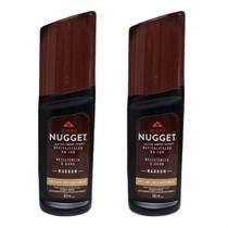 Polidor de Sapato Líquido Nugget Marrom Graxa 2u Frasco 60ml