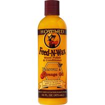Polidor e condicionador de madeira Howard Feed-N-Wax 473mL
