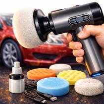 Polidor Multifuncional Para Carros E Pisos Com Motor Potente E Design Portátil Máquina De Polir Lixa