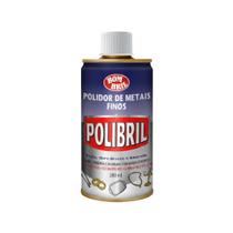 Polidor Polibril Metais Brancos Finos Líquido 200ml Bombril