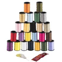 Poliéster Thread Singer 264, cores variadas, 24 bobinas Poliéster Thread Singer 264, cores variadas, 24 bobinas