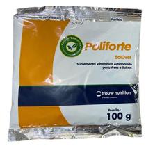 Poliforte Avícola Soluvel 100g Suplem Vitaminico Aminoacido - Trow Nutrition