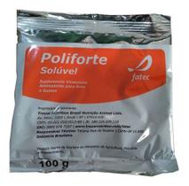 Poliforte Solúvel Para Aves E Suínos E 100g Kit Com 3
