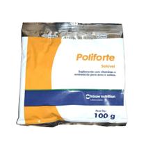 Poliforte Solúvel Para Aves e Suínos - Pacote 100g