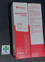 Polihexam com PHMB 0,1% KIT 2 frascosX350mL - para Limpeza de Feridas - HELIANTO