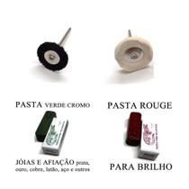 Polimento Prata Ouro P/ Micro Retifica Massas Faça Voce joias antigas brilhando como nunca