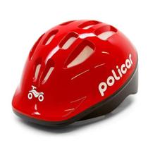 Poliplac capacete infantil vermelho