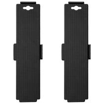 Polipropileno preto Moving Dollies vidaXL com 4 rodas