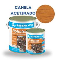 Polisten Canela Stain Impregnante Premium Acetinado 3,6L Sayerlack Madeira