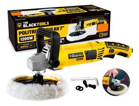 Politriz Angular Automotiva 7 Polegadas 1200w 1000-4200rpm 220V Bpa1200 The Black Tools