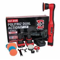 Politriz Automotiva Profissional Dual Action SGT 8105 Sigma 10mm Kit 4ah 2 baterias e boinas