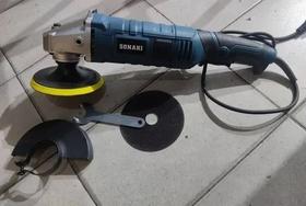 Politriz,esmerilhadeira,lixadeira 1200w 5 Polegadas Sonaki Azul