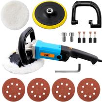 Politriz Lixadeira Angular 7 Polegadas 1400 Watts 110v SG-9180 KaQi + Kit 4 Lixas Disco