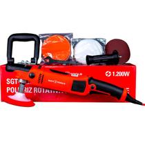 Politriz Rotativa Sigma Tools Red Shine 1200w 110v 220v M14 Sgt + Mini Politriz