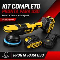 Politriz Roto Orbital a Bateria Rotta376 Master 2601 450W 4Ah Liberdade Total para um Polimento Profissional Politriz Roto Orbital a Bateria Rotta376 Master 2601 450W 4Ah Liberdade Total para um Polimento Profissional
