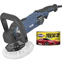 Politriz Roto Orbital Profissional 1400W Polimento Espelhamento Automotivo Moto