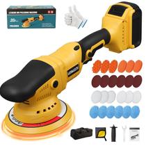 Politriz Roto Orbital Sem Fio para Carro LotaTools 6" Compatível com Dewalt 21V