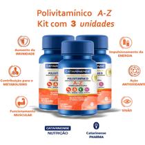 Polivitamínico A-Z Catarinense Pharma Kit 3 Unidades 180 cps