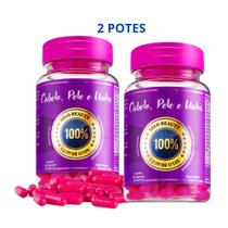 Polivitamínico Anti Queda de Cabelo e Anti Quebra de Unhas Rico em Biotina Vitaminas Minerais