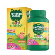 Polivitamínico Biotônico Fontoura Morango Infantil 60 comprimidos