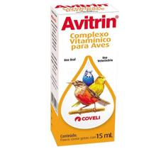 Polivitamínico Coveli Avitrin para Pássaros - 15 mL