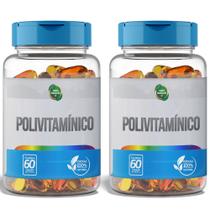 Polivitamínico de A a Z Completo Suplemento Alimentar com Vitaminas e Minerais - 2 potes Polivitamínico de A a Z Completo Suplemento Alimentar com Vitaminas e Minerais - 2 potes