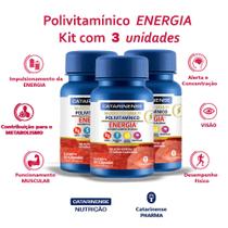 Polivitamínico Energia Catarinense Pharma 180 cps - Kit 3 un