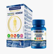 Polivitamínico HOMEM - 13 Vitaminas+8 Minerais - 60 cápsulas - Catarinense Pharma