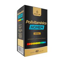 Polivitaminico homem 500mg c/60 caps gold lab Polivitaminico homem 500mg c/60 caps gold lab