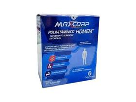 Polivitamínico Homem com 60 Cápsulas - Maxcorp Polivitamínico Homem com 60 Cápsulas - Maxcorp