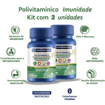 Polivitamínico Imunidade Catarinense Pharma 120 cps Kit 2 un