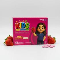 Polivitamínico Infantil Avanti Nutri Kids 30 Comprimidos Mastigáveis Sabor Morango Cream Polivitamínico Infantil Avanti Nutri Kids 30 Comprimidos Mastigáveis Sabor Morango Cream