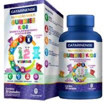 Polivitamínico Kids em Gomas com 12 vitaminas 30uni - Catarinense