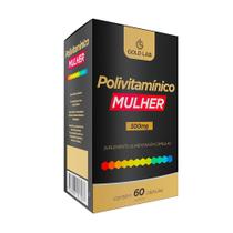 Polivitaminico mulher 500mg c/60 caps gold lab Polivitaminico mulher 500mg c/60 caps gold lab