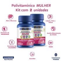 Polivitamínico Mulher Catarinense Pharma 120 cps - Kit 2 un