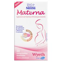 Polivitamínico Nestlé Materna com 30 Comprimidos - Wyeth